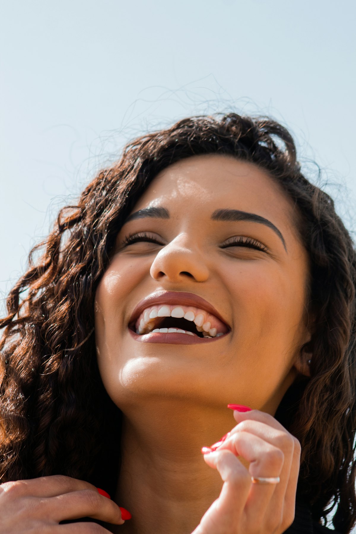 Mujer sonriendo